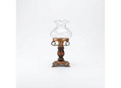 Tafellamp Tafellamp Lamp Verlichting Luxe Bruin Lampen Tafel Glas