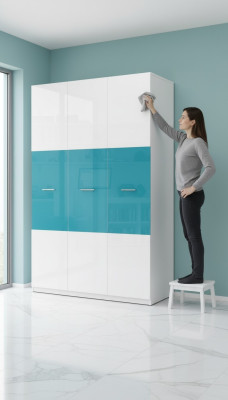 Kast Kledingkast Hout Kast Ontwerp Blauw Kledingkasten Kinderkamer