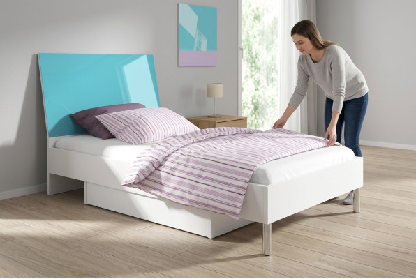 Ontwerp kinderkamer slaapkamer bedden eenpersoonsbed inrichting nieuw slaapkamer.