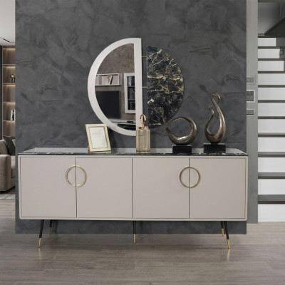 Dressoir lades meubels tv woonkamer kast rek commode tv-standaard hout