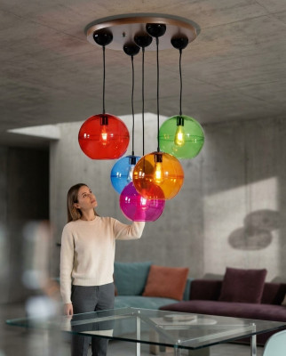 Ontwerp lamp plafondlampen modern zilver wandlamp sprankelend kroonluchter.