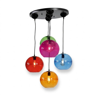 Ontwerp Lamp Kroonluchter Plafond Lampen Modern Zilver Wandlamp Kleurrijk