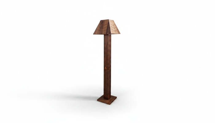 Staande lamp luxe echt houten lamp staan lampen vloerlamp licht luxe
