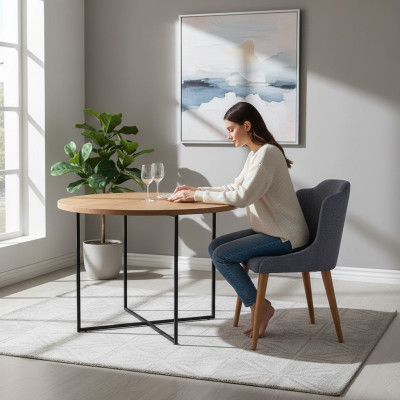 Stoel 1-zitter fauteuil hout luxe klasse meubel ontwerp armstoel hout eetkamer