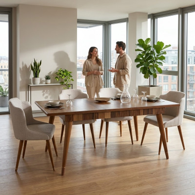 Tafels Houten tafel Metalen tafel Luxe Eettafels Italiaans design meubels Hout Nieuw