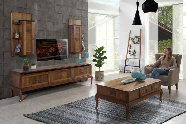 Woonkamer Houten Tafels Bijzettafel Italiaanse Stijl Tafel Salontafel Bijzettafel Hout