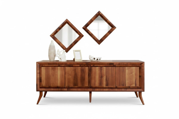 Sideboard Ladenkast Dressoir Sideboards Kast Lades Bruin Luxe xxl 200cm Nieuw