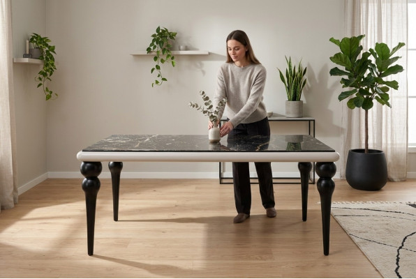 Marmer Optiek Eettafel Eetkamer Tafels Meubels Keukens Eettafels Tafels Klassiek