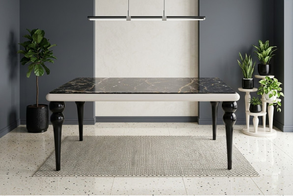 Marmer Optiek Eettafel Eetkamer Tafels Meubels Keukens Eettafels Tafels Klassiek