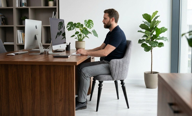 Woonkamer Eetkamer Stoel Hout Fauteuil Meubels Armstoel Stoel Luxe Meubels Grijs