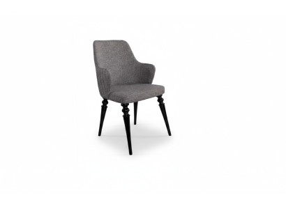 Woonkamer Eetkamer Stoel Hout Fauteuil Meubels Armstoel Stoel Luxe Meubels Grijs