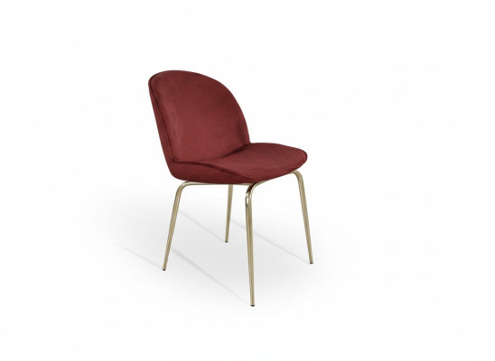 Eetkamer Armstoel Rood Goud Metaal Eetkamer Meubels Stoelen Woonkamer Stoel Nieuw