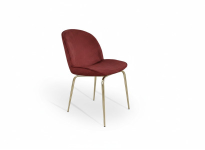 Eetkamer Armstoel Rood Goud Metaal Eetkamer Meubels Stoelen Woonkamer Stoel Nieuw