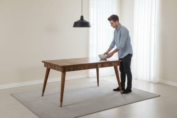 Eettafel Houten Tafels Stijl Meubels Tafel Italiaanse Luxe 160 x 90 Houten Tafels