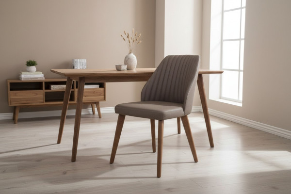 Eetkamer textielontwerp stoel luxe fauteuil gestoffeerde stoelen 1x fauteuil meubilair