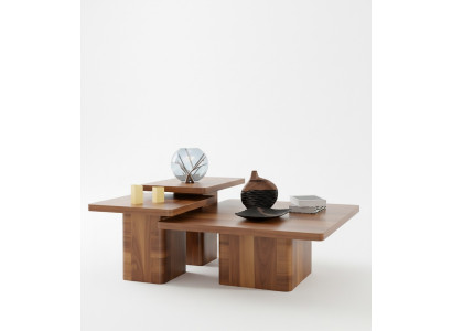 Houten tafel salontafel set 3-delig. Tafelsets Woonkamer Bank Houten Tafels Meubels