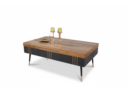 Koffietafel Salontafel Tafel Woonkamer Tafels Bijzettafel Hout Bank 120x68cm