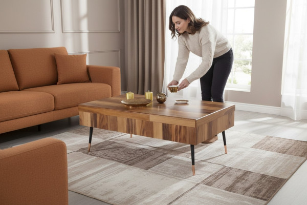 Luxe woonkamer tafel meubels salontafel bijzettafel tafels design