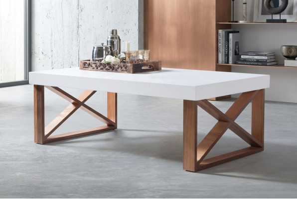 Salontafel Koffietafel Woonkamer Wit Luxe Salontafels Ontwerp Houten Tafels