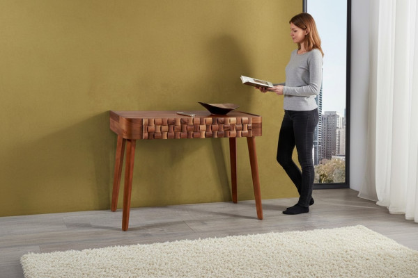 Console Tafel Meubel Stijl Console Kaptafel Italiaanse Stijl Bruin commodes