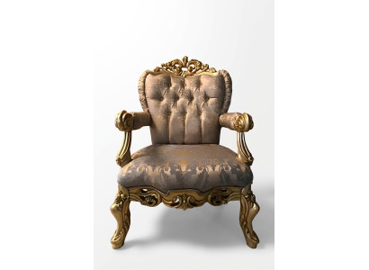 Fauteuil Luxe Rembourré Designer Textile 1 Place Siège Rembourré Mobilier Neuf