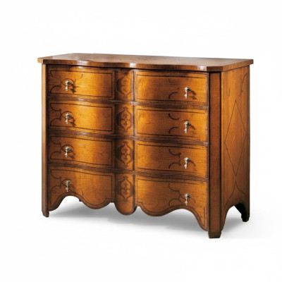 Ladenkast met laden, design commodes, Italiaanse meubelen, slaapkamerontwerp.