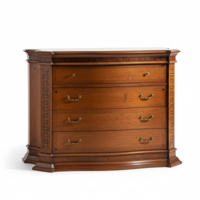 Landhuis dressoir kast hout kasten meubels consoles Italiaanse meubels bruin.