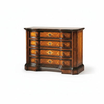 Italië Landhuis Zijdeboard Kast Luxe Commodes Kast Planken Meubels Houten Kast