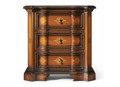 Klassieke nachtkastje bijzettafel bruin design nachtkastje nachtconsole meubels
