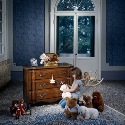Ontwerp dressoir 130cm dressoir kast ontwerper loft ladekast bruin houten meubels