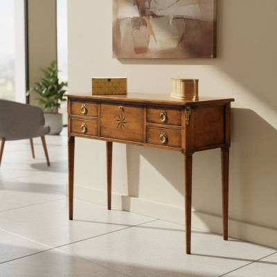 Meubelstijl Barok Ontwerp Hout Italiaanse meubels Console tafel Bruin Dressoir