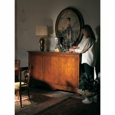 Sideboards Massief houten kastmeubels Commodes Ladenkast Sideboard-