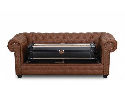 Slaapbank Chesterfield bank met slaapfunctie bank bekleding meubels banken