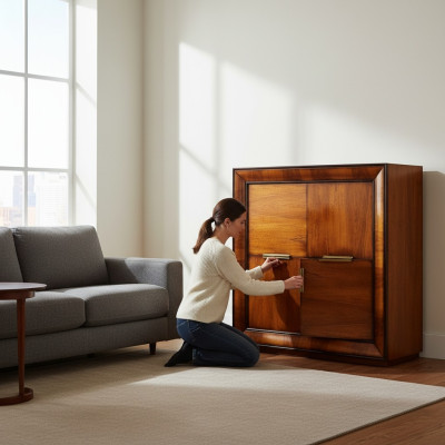 Sideboard Dressoir Dressoir Sideboards Kasten Kommode Bruin Luxe xxl meubelen