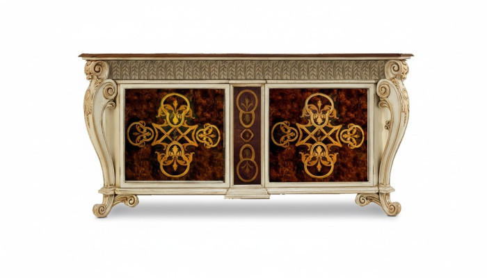 Sideboard Massiv Schrank Regal Holz Anrichte Schränke Luxus Möbel aus Italien  Sideboard Massief Kast Plank Hout Dressoir Kasten Luxe Meubels uit Italië