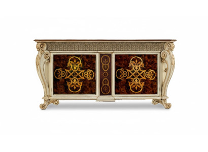 Sideboard Massiv Schrank Regal Holz Anrichte Schränke Luxus Möbel aus Italien  Sideboard Massief Kast Plank Hout Dressoir Kasten Luxe Meubels uit Italië