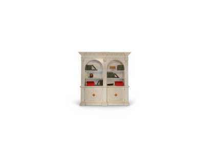 Woonkamer boekenkast bibliotheek plank boeken kasten dressoir massief hout
