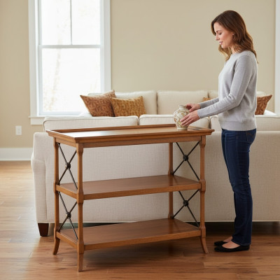 Standaard Plank Bijzettafel Italiaanse meubels Houten planken Kasten Planken Nieuw