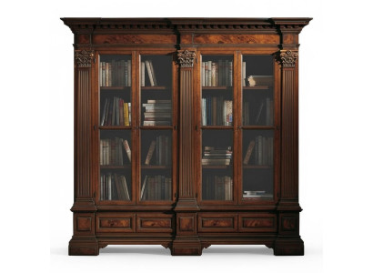 Middeleeuwse stijl kast vitrine Italiaanse meubels kasten plank massief