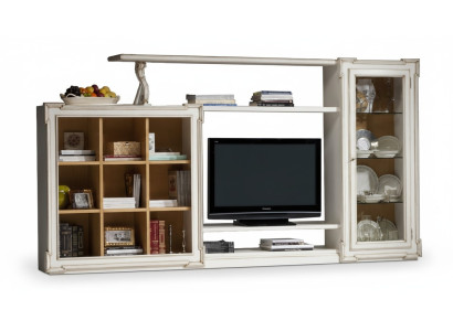 Antieke stijl tv-woonwand tv-standaard dressoir woonkamermeubels rtv glazen kast meubels