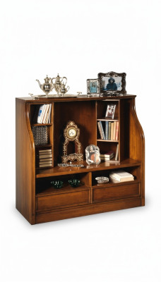 Sideboard rtv Lowboard Regale Wohnzimmer Holz Braun Kommode Tische tv Ständer - Dressoir rtv Lowboard Planken Woonkamer Hout Bruin Commode Tafels tv Stand