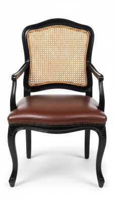 Klassieke stoelen Designer eetkamerstoel Luxe houten leunstoel Houten stoel Stoel