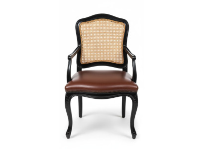 Klassieke stoelen Designer eetkamerstoel Luxe houten leunstoel Houten stoel Stoel