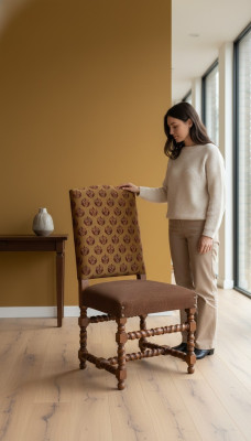 Eetkamerstoelen Luxe Design Armstoel Massief Houten Stoel Hout Italiaanse Meubels