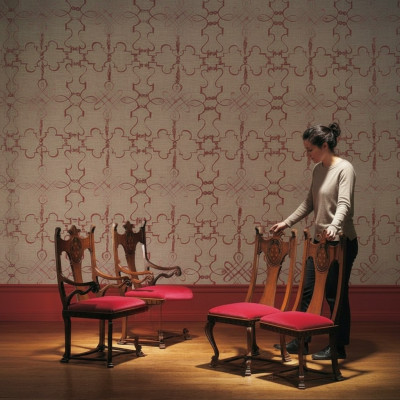 Ontwerper houten eetkamerstoel Luxe houten leunstoel Klassieke stoelen Stoel