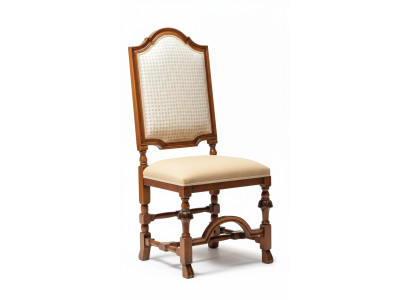 Stoel 1-zits fauteuil hout luxe klasse meubelontwerp armstoel hout eetkamer nieuw