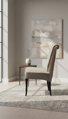 Klassieke designstoel 1-zits armstoel Houten stoelen Italiaanse meubels Armleuning