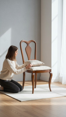 Klassieke stoelen Stoel Designer Houten stoel Eetkamerstoel Luxe houten meubelen