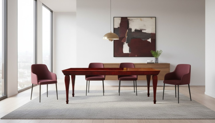 Luxe tafel bruin hout Eettafels Eettafel Italiaans design Nieuw.