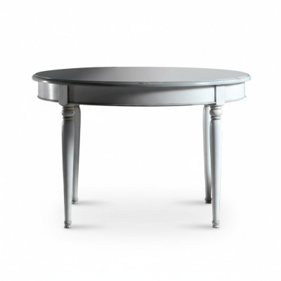 Ronde eettafel Eetkamer Tafels Meubels Inrichting Houten tafel Wit Italië